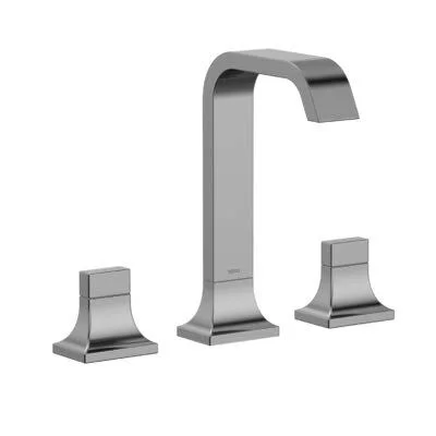 Toto TLG08201U#CP Two Handle Widespread Bathroom Faucet with Drain Assembly Finish: Polished Chrome