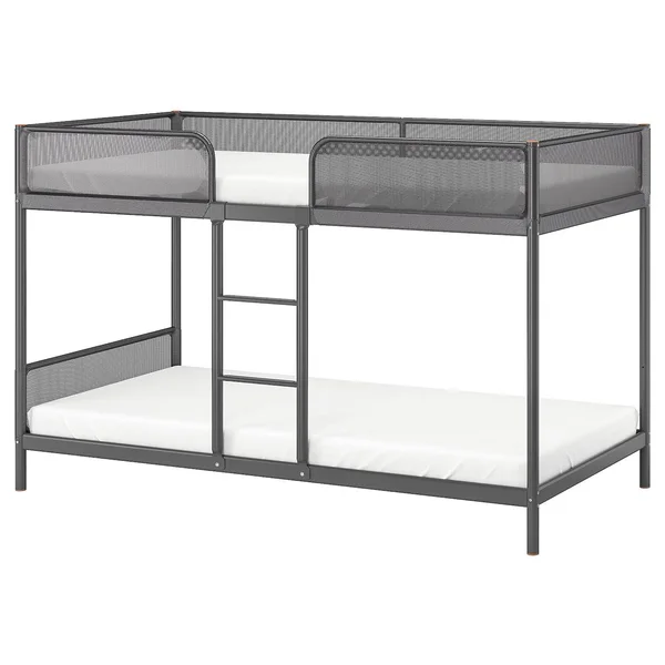 IKEA - TUFFING Bunk Bed Frame, Dark Gray, Twin