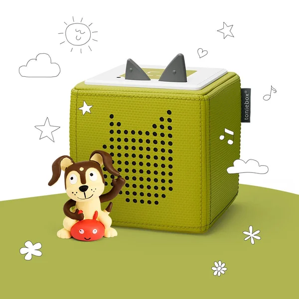 Toniebox Playtime Puppy Starter Set - Green - Age: 3+ by Tonies