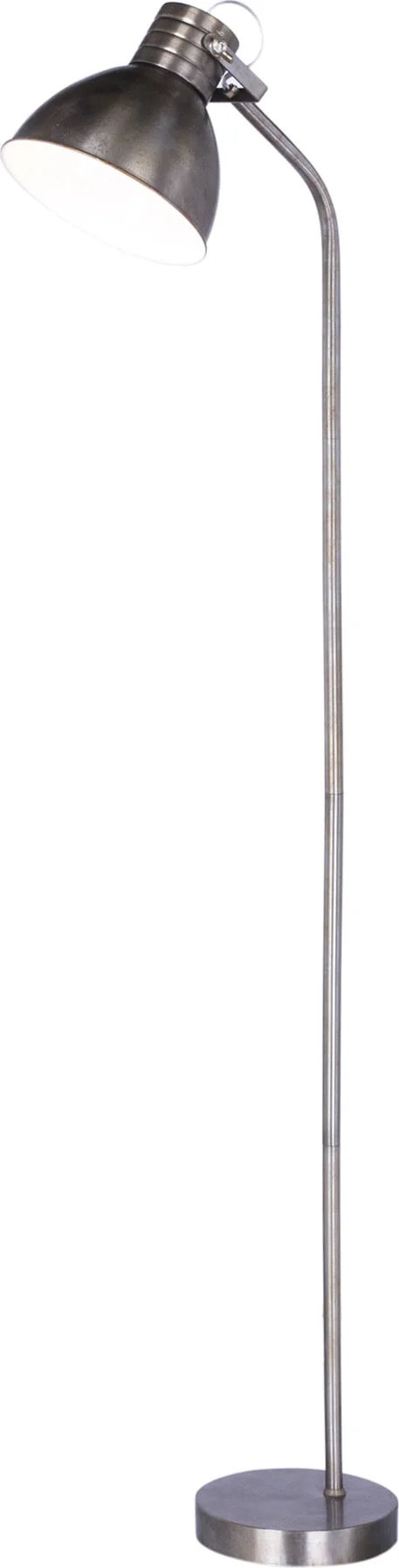 Fangio Lighting 66.5x22 Metal Floor Lamp - Rust Brushed Steel - W-1541