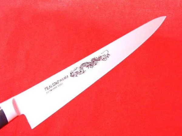 Misono Professional EU Sweden Steel, Sujihiki, w/Dragon Engraving 300 mm