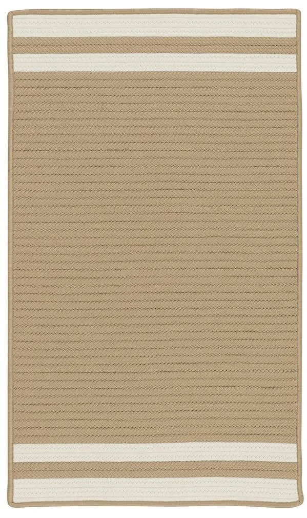 Colonial Mills DE55 Denali End Stripe Ivory 8'x10' Rug