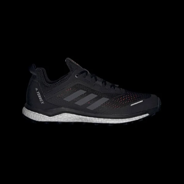 Adidas Men's Terrex Agravic Flow Shoes Black - Grey Six, Solar Orange 11