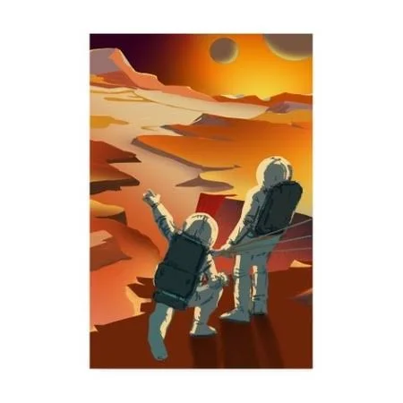 Trademark Art Nasa 'Surveyors Wanted' Canvas Art
