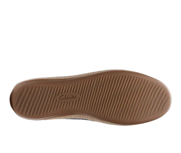 Clarks Danelly Sky Navy Suede - Women's, Size: 11 W, Blue