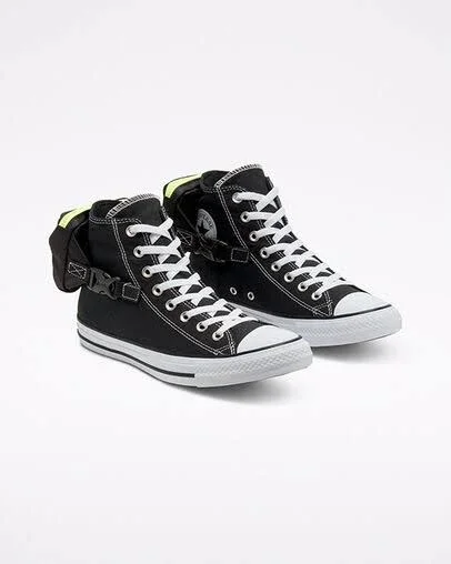 Converse Buckle Up Chuck Taylor All Star (Black Size 8.5) Unisex Canvas Shoes