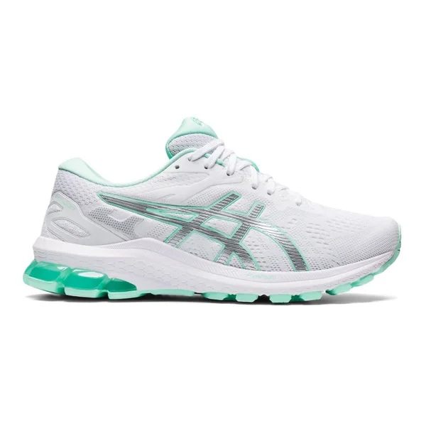 Asics Women's GT-1000 10 Running Shoes Size 10 White/Pure Silver