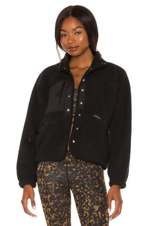Hit The Slopes Fleece Jacket at Free People in Brown, Size: S