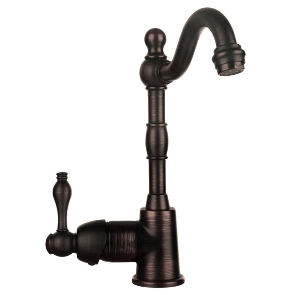 Premier Copper Products 17x22 Round Hammered Copper Bar/Prep Sink, Faucet & Accessories Package