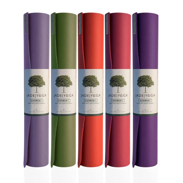 Jade Yoga Harmony Mat, Midnight Blue, 3/16x22 24x22 x 74x22