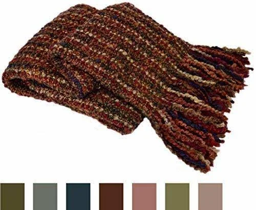 Kennebunk Home 204-108 Stria Russet Acrylic Throw