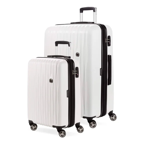 Swissgear 7272 Energie Hardside Polycarbonate Spinner, 2-Piece Luggage Set - White