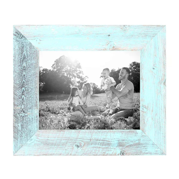 Rustic Farmhouse 3-Inch Picture Frame, Robins Egg Blue 18x24