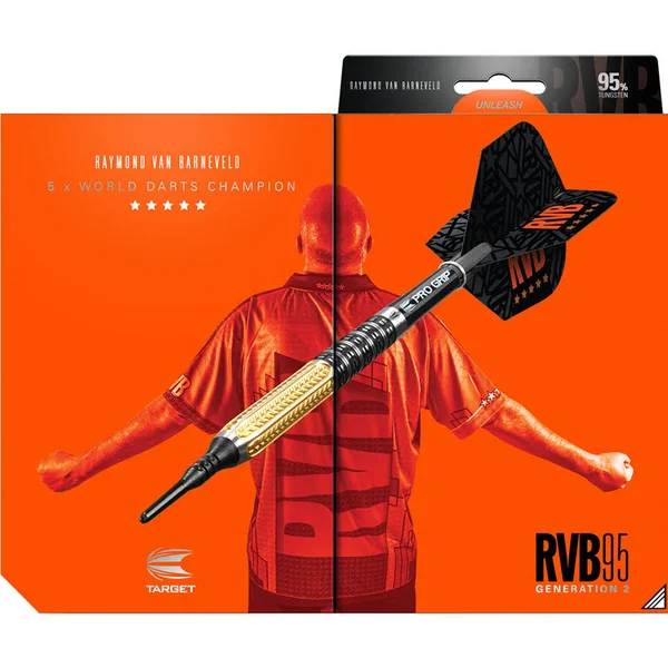 Target Raymond Van Barneveld RVB Gen 2 Soft Tip Darts - 17gm