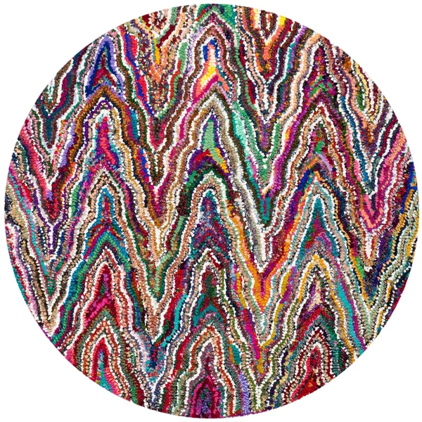 Safavieh Nantucket Multi 8& x 8& Round Area Rug