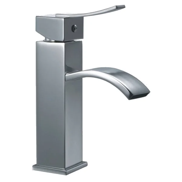 Dawn AB78 1258C Single-Lever Square Lavatory Faucet - Chrome