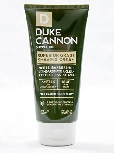Duke Cannon Mens Grooming Bundle: Superior Grade Shaving Cream, Smells Like Victory Soap Bar, Hard-Working 2-in-1 Hair Wash