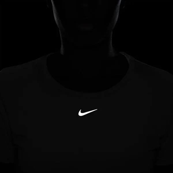 Women's Nike Dri-Fit One Luxe Short Sleeve Top - Ashen Slate/Reflective Silver - Medium