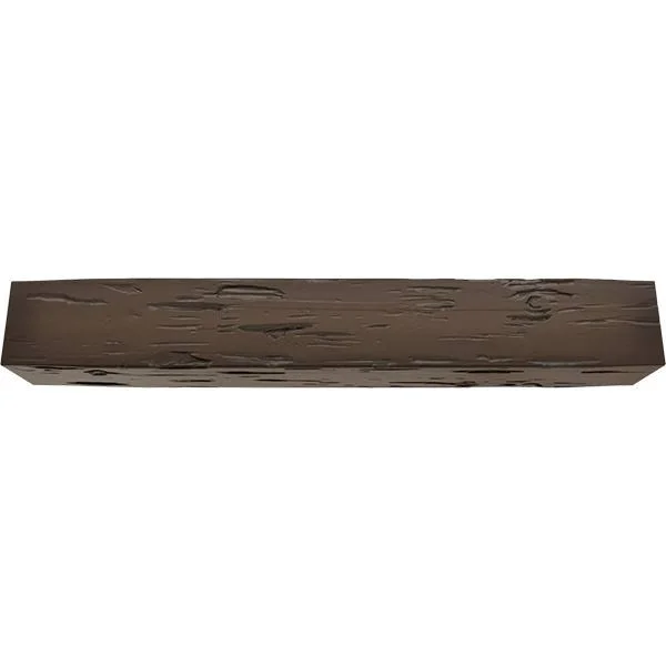 Ekena Millwork MANUPC04X08X48NM 4x22H x 8x22D x 48x22W Pecky Cypress Faux Wood Fireplace Mantel - Natural Mahogany