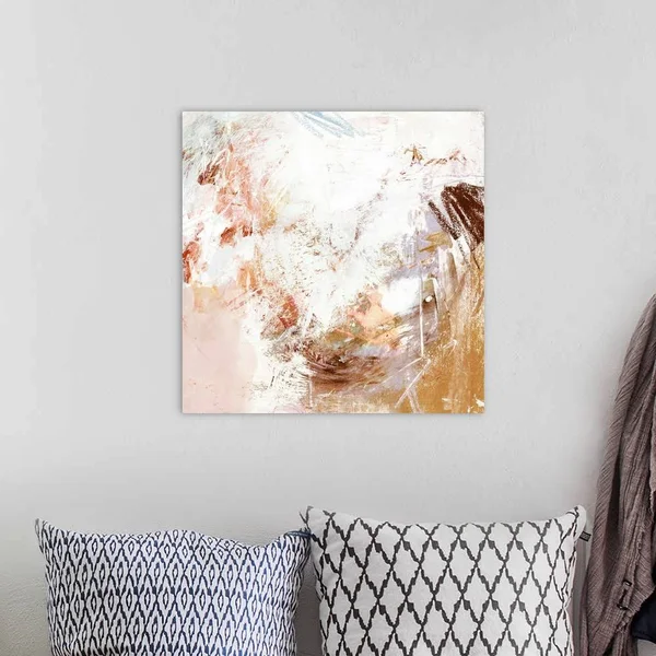 Blush & Umber II - Canvas Wall Art, 20x20, Great Big Canvas