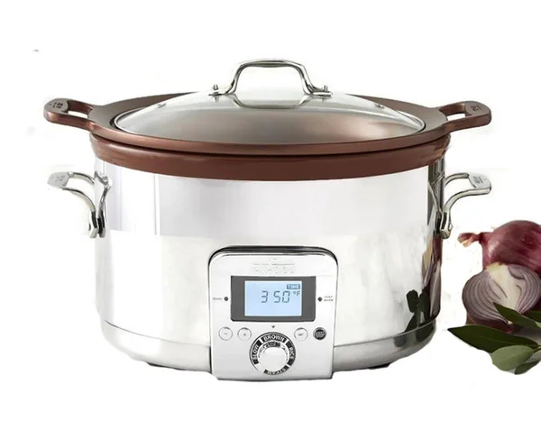All-Clad 5 qt Gourmet Slow Cooker with All-in-One Browning