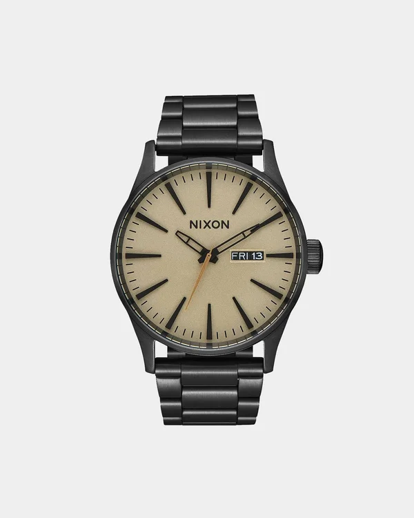 Nixon - Black Khaki Sentry SS Watch