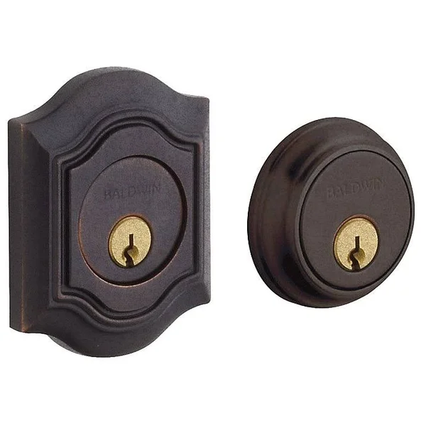 Baldwin Bethpage Deadbolt Double Cylinder Satin Nickel