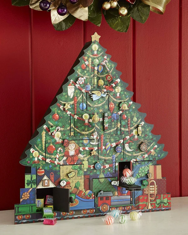 Byers& Choice Christmas Tree Advent Calendar