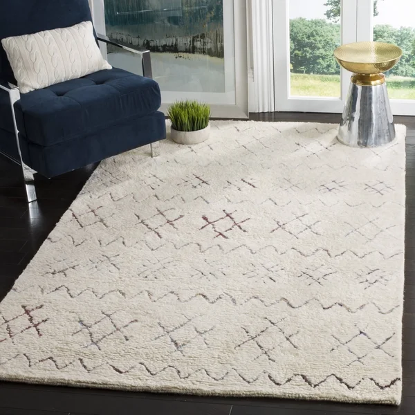 Safavieh Casablanca Ivory/Multi 6 ft. x 6 ft. Round Area Rug