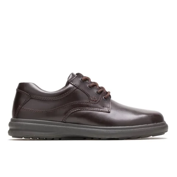 Hush Puppies Men's Glen Leather Shoes, Brown, 11.5