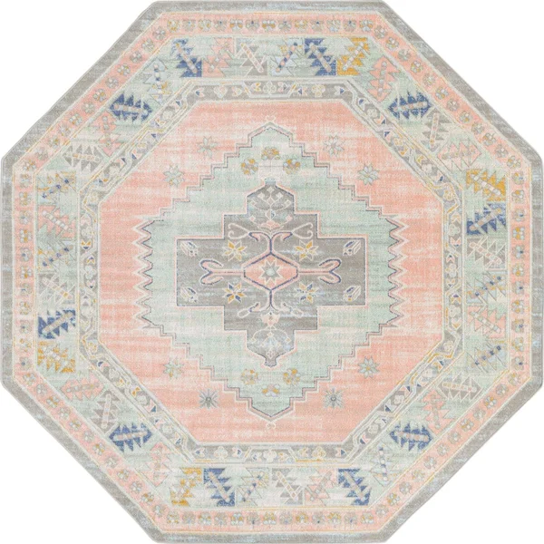Unique Loom Whitney Geneva Area Rug - 10& 0 x 14& 0 - Sky Blue