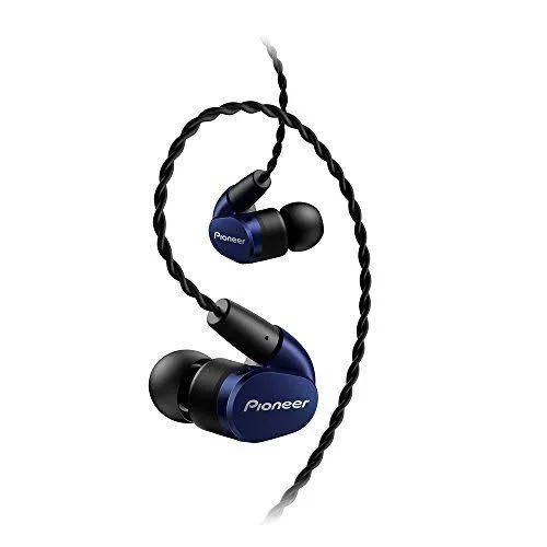 Pioneer Canal Type Earphone High Sealable Sealed Navy Blue SE-CH5T-L