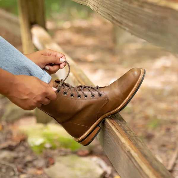 Nisolo Amalia All Weather Boot Brown - Size 9