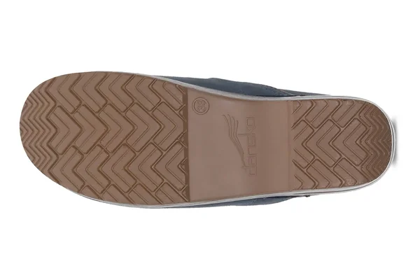Dansko Women's Professional Blue Burnished Nubuck Clog