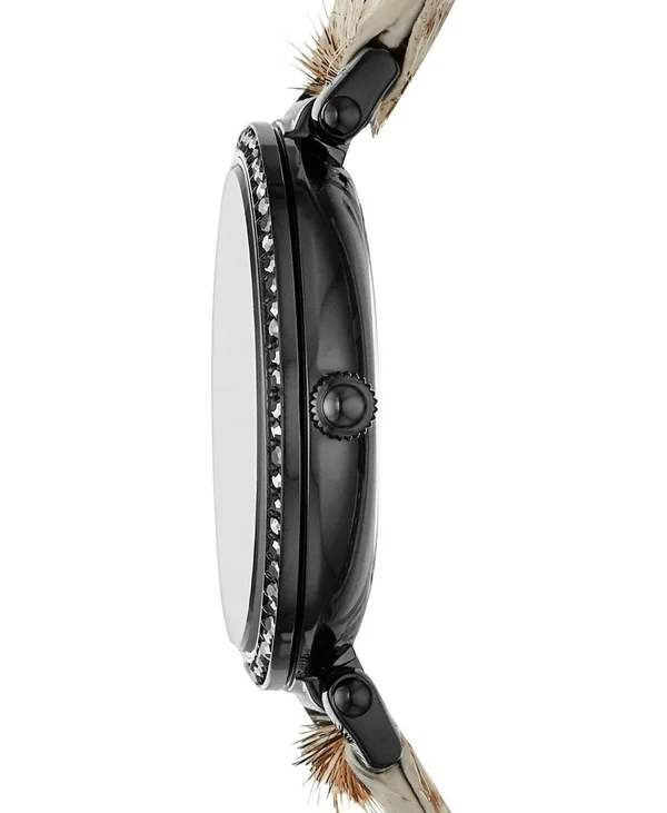 Fossil Women's Kinsey Three-Hand Faux Cheetah Hair Leather Watch