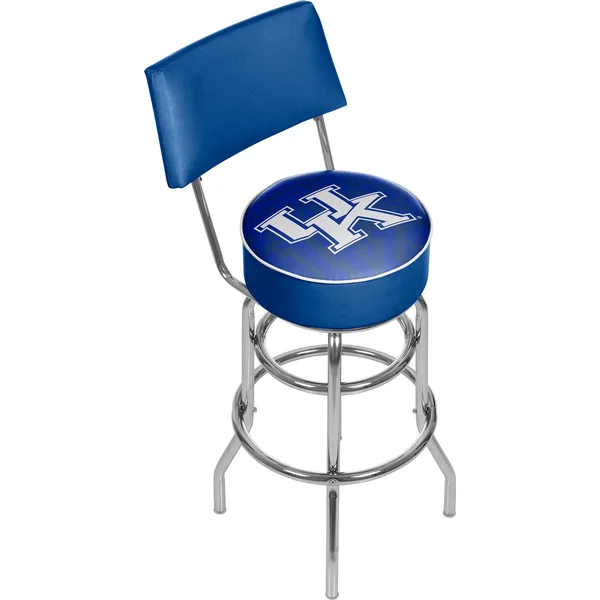 University of Kentucky Fade Swivel Bar Stool with Back