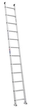 Werner D1512-1 Ladder, 12 ft.H, 18-1/8 in W, Aluminum