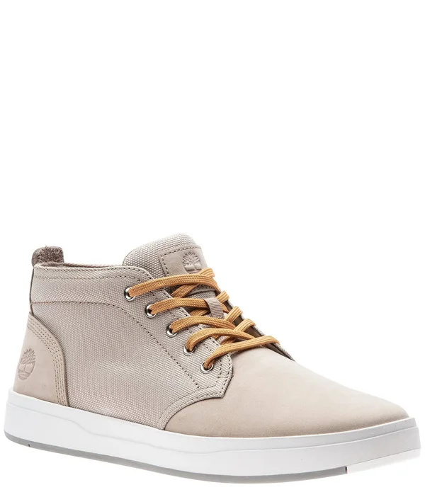 Timberland Men's Davis Square Chukka Boot Light Beige 10.5