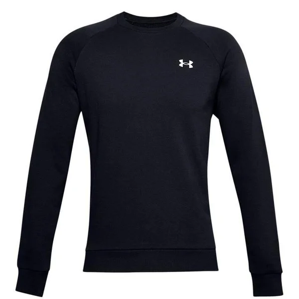 Under Armour Rival Fitted Crew Sweater Mens, Size Medium, Black