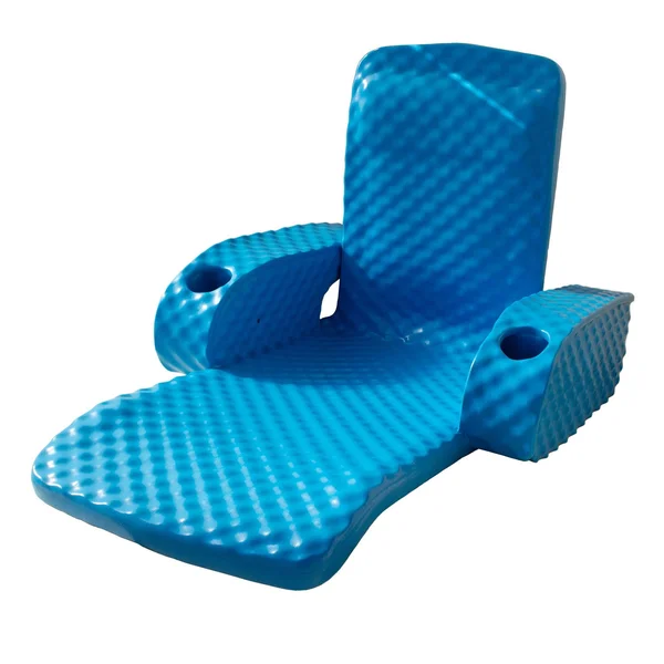 TRC Recreation Folding Baja Float Swimming Pool Water Lounger Chair, Marina Blue