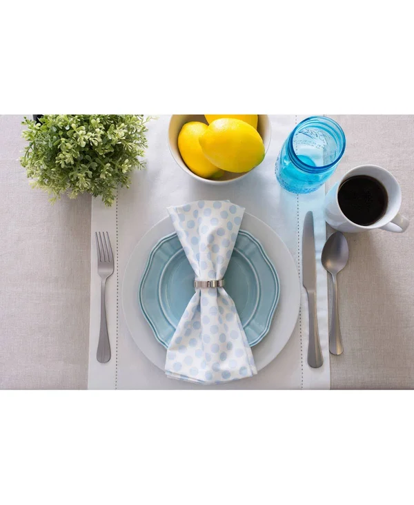 Design Imports Stone Brown Solid Chambray Tablecloth 60x120 inch