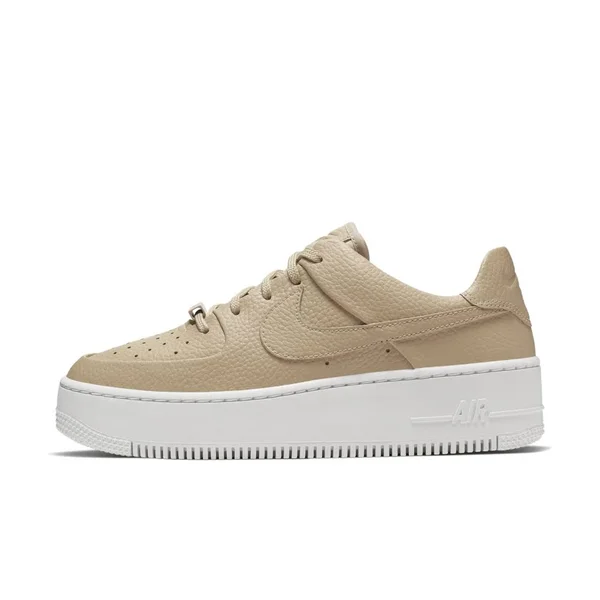 Nike Women's Air Force 1 Sage Low 2 - Desert Ore/White Tan, 9.5