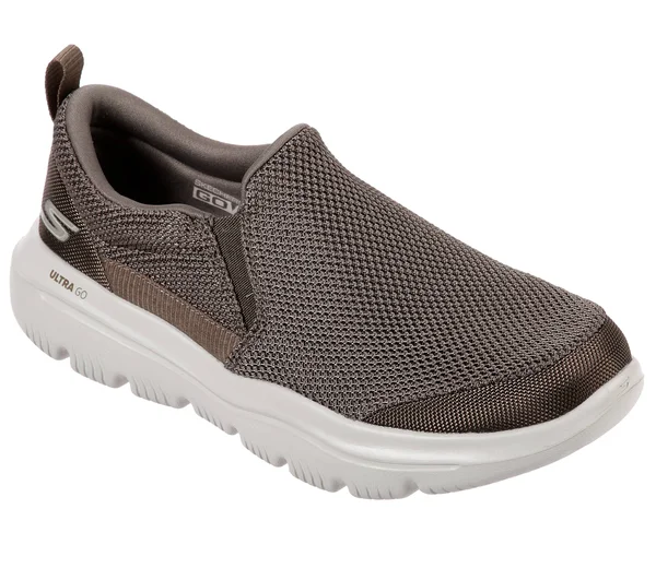 Skechers Men's Go Walk Evolution Ultra-Impeccable Sneaker, Khaki, 11.5