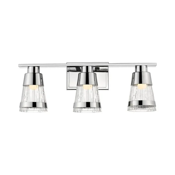Z-Lite 1923-3V-CH-LED Ethos 3 Light Vanity, Chrome