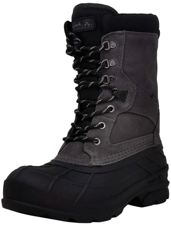 Kamik Men's Nationplus Boot - Charcoal 14 M US, Gray