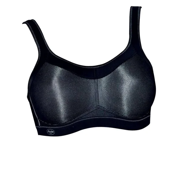 Anita Momentum Maximum Support Wireless Sports Bra (5529), 30H, Black