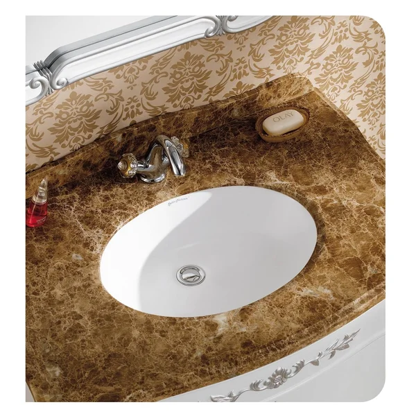 Swiss Madison SM-UM621 Monaco 18-1/2 inch Oval Undermount Ceramic Bathroom Sink, Size: White Under Mount