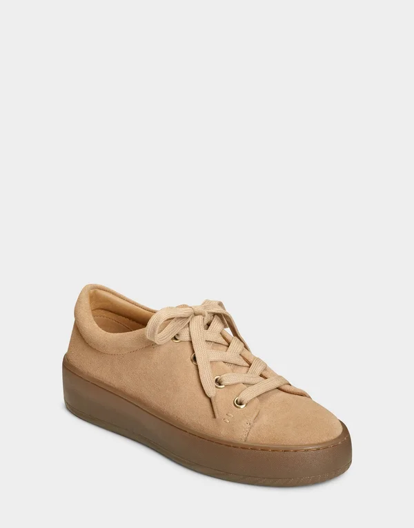 Aerosoles Women's Term Paper Sneaker - Taupe Suede