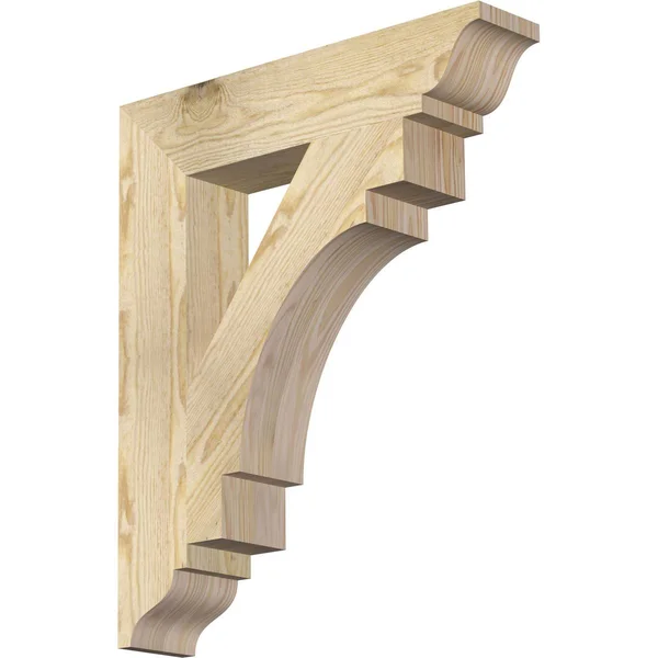 4x22W x 20x22D x 24x22H Merced Traditional Rough Sawn BRACKET - Douglas Fir