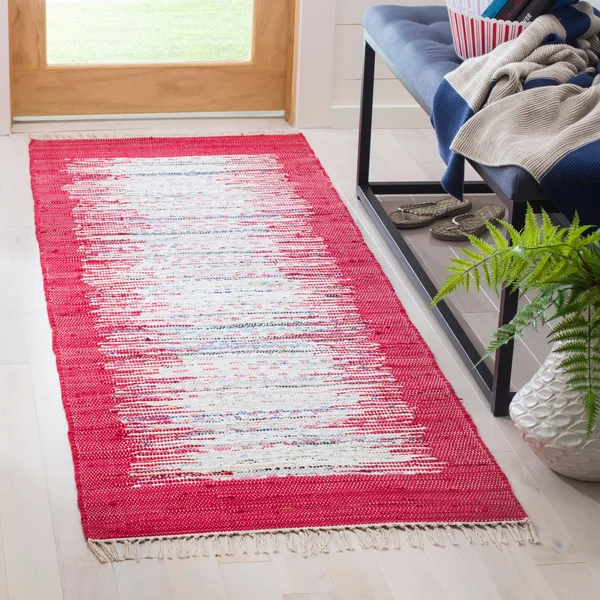 Safavieh Montauk MTK711G 2&3x22 x 9&0x22 Runner Ivory, Grey Area Rug